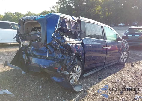 2016 Honda Odyssey Ex-L z USA, uszkodzony, nr VIN 5FNRL5H60GB001682